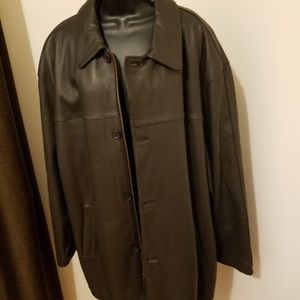 Carsons RBM Men's Brown Leather Jacket